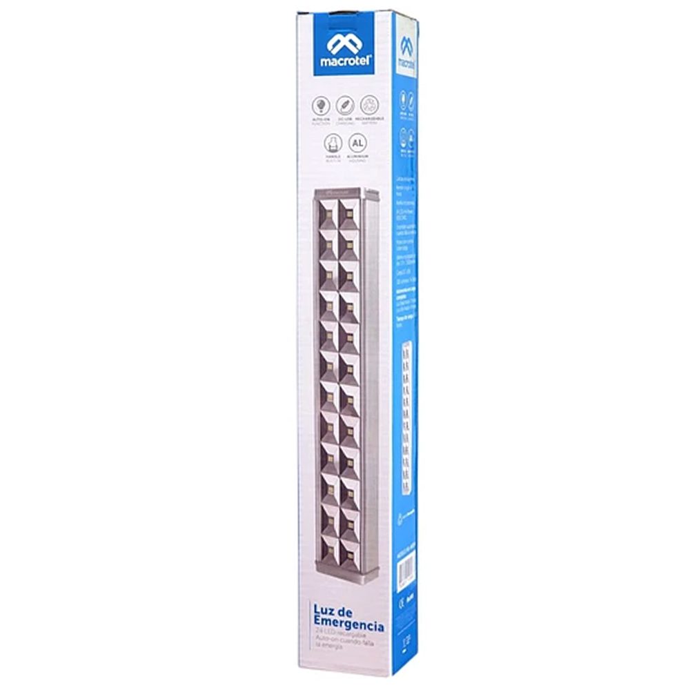 Luz emergencia Lámpara Led recargable 24 Leds - Imagen 3