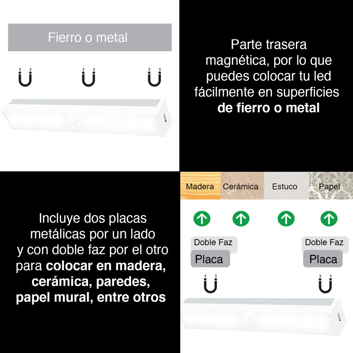 Barra Luz Led con sensor de movimiento 15 cms - Imagen 7