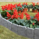 Valla Jardín estacas borde diseño piedras adoquin x 5 - Imagen 2