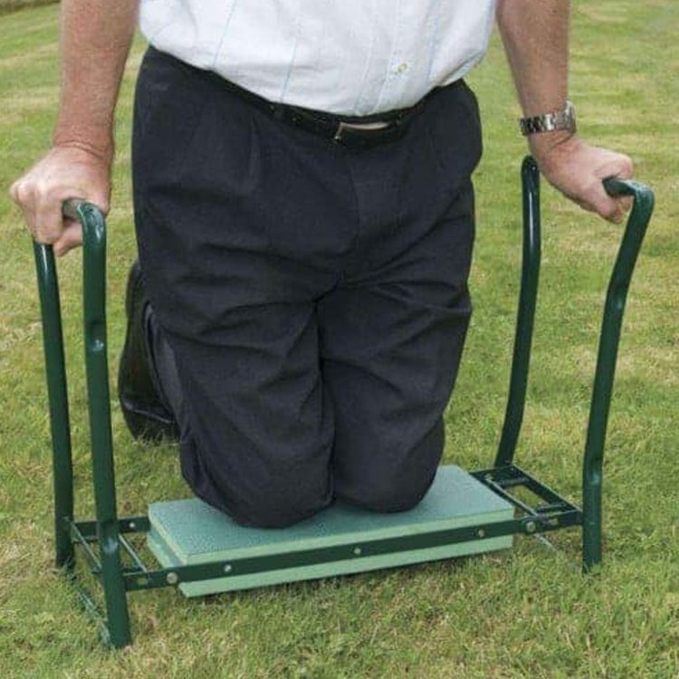 Silla jardinería rodillera y organizador herramientas - Imagen 5