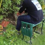 Silla jardinería rodillera y organizador herramientas - Imagen 3