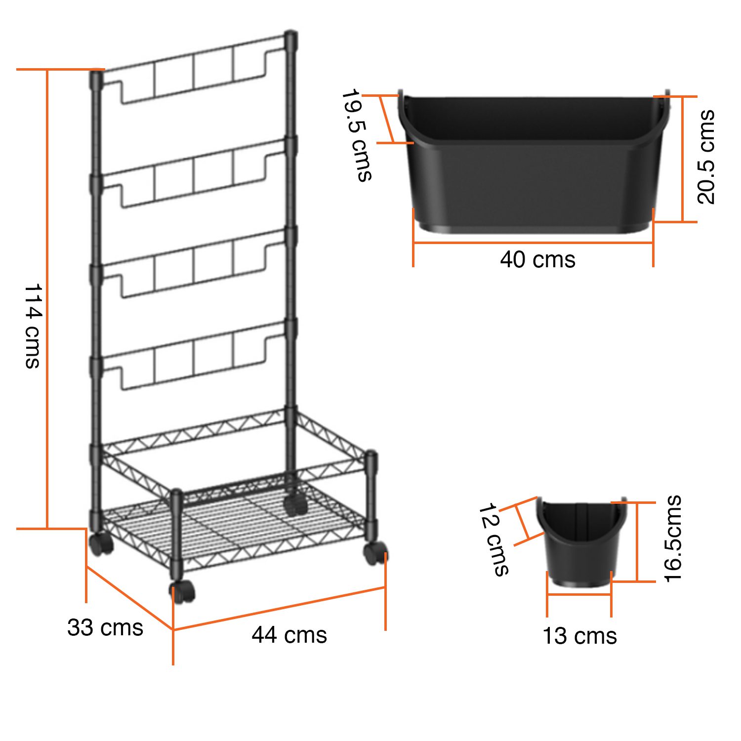 Huerto vertical con ruedas jardinera maceteros móvil - Imagen 5