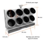 Mini huerto portátil con riego eficiente - Imagen 5