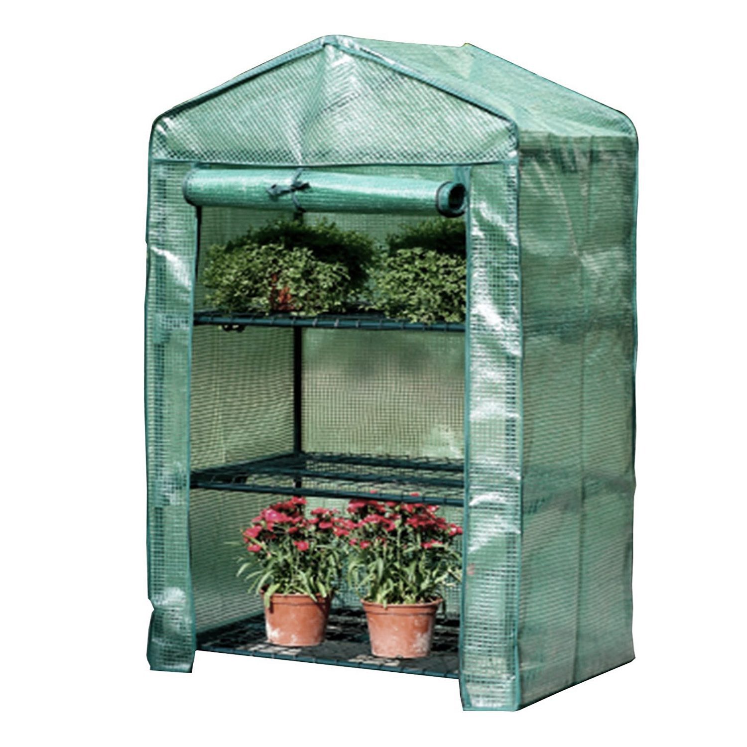 Mini invernadero vertical armable 3 bandejas 131 cms - Imagen 2