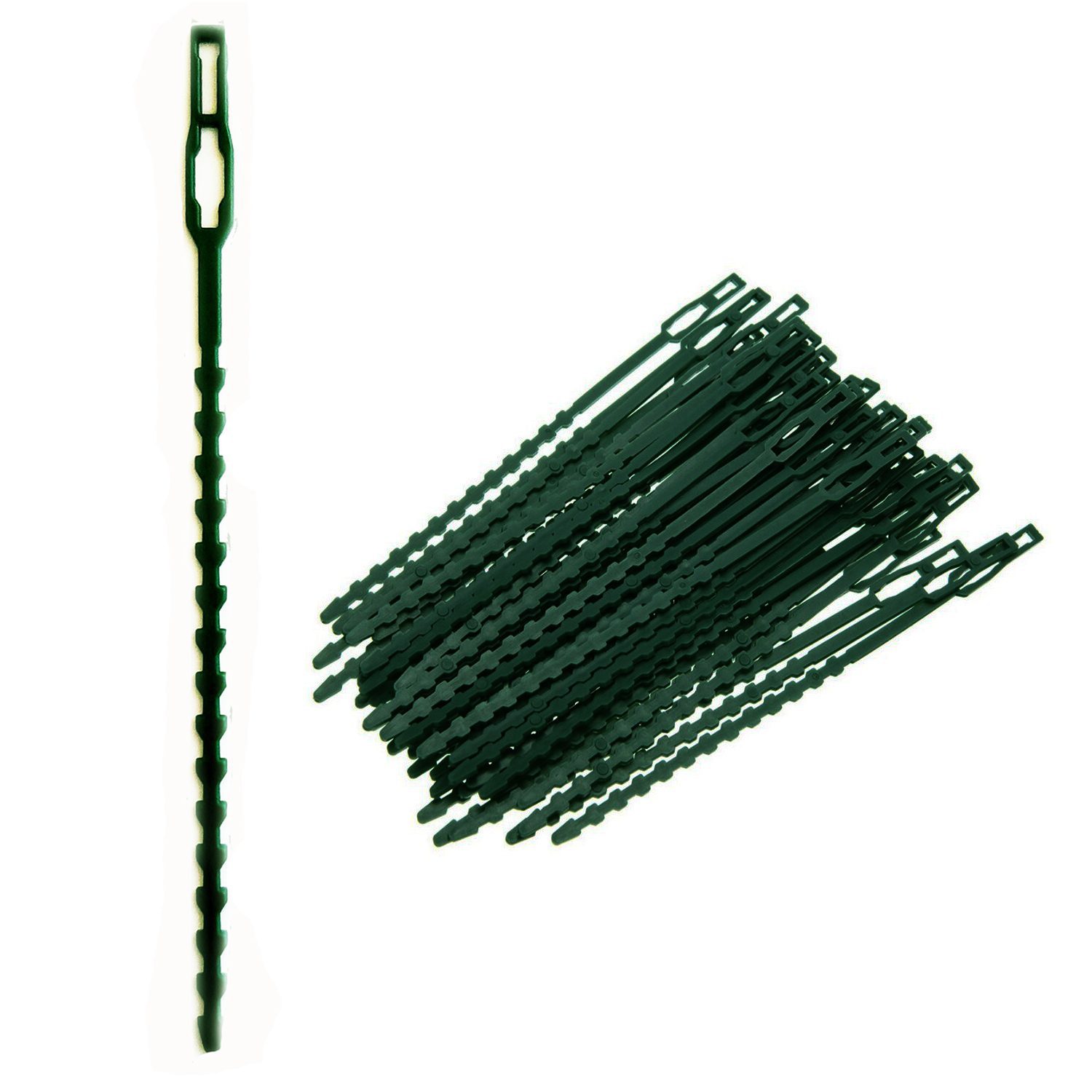 Amarra-plantas-jardín-verdes-30-unidades-de-170-mm Amarra plantas jardín verdes 30 unidades de 170 mm - Imagen 1