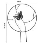 Soporte plantas trepadoras Mariposa Negra - Imagen 7