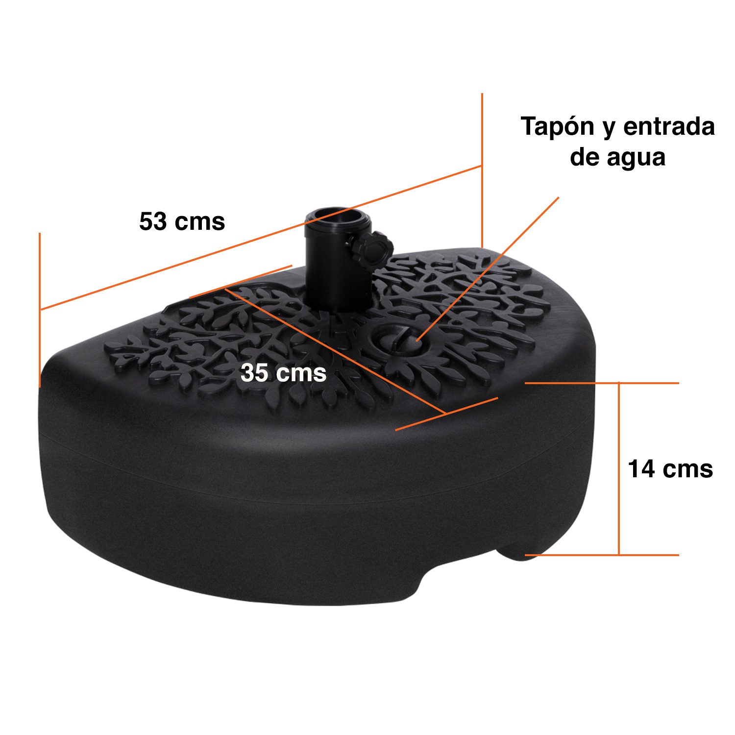 Quitasol rectangular balcón ventana muro 2.40 mts - Imagen 4