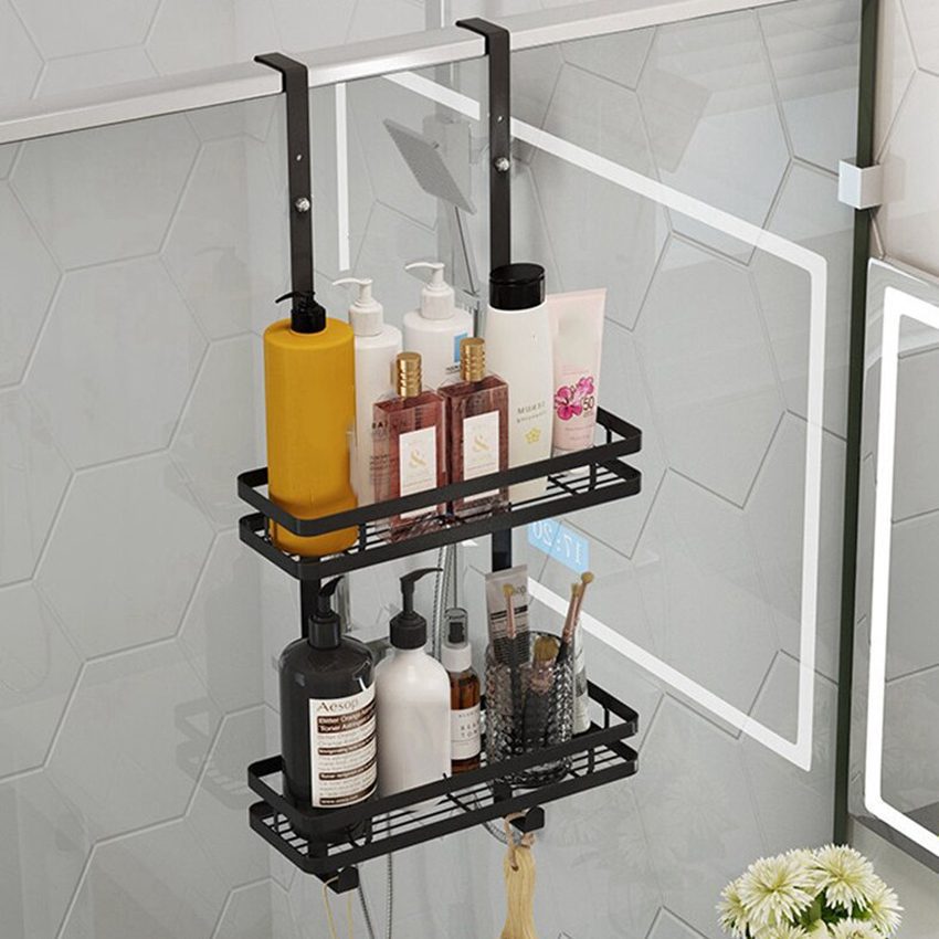 Organizador colgante Shower Door ducha con ganchos - Imagen 5