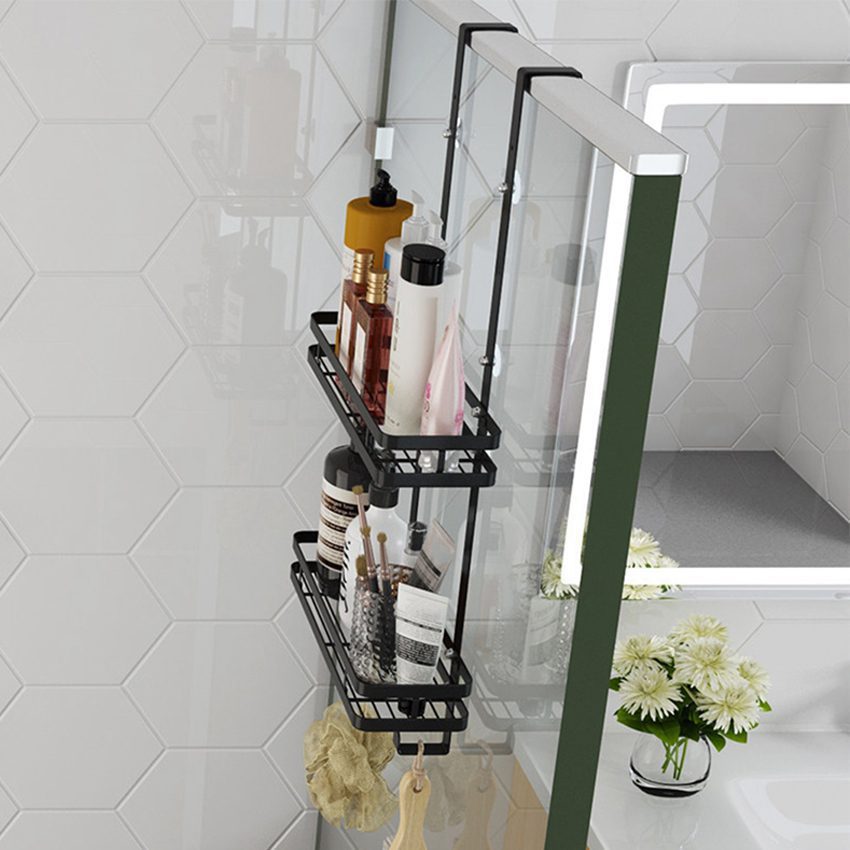 Organizador colgante Shower Door ducha con ganchos - Imagen 4