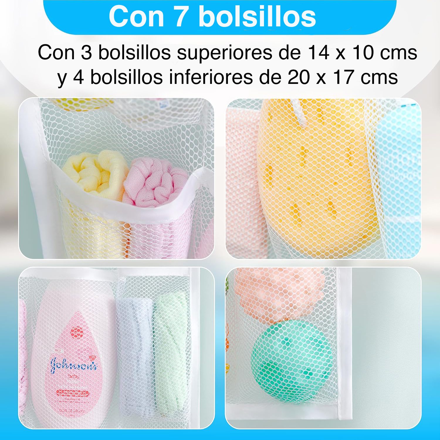 Organizador de ducha colgante cortina x 2 - Imagen 6