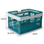 Canasto plegable picnic caja almacenamiento 44 x 30 cms - Imagen 7