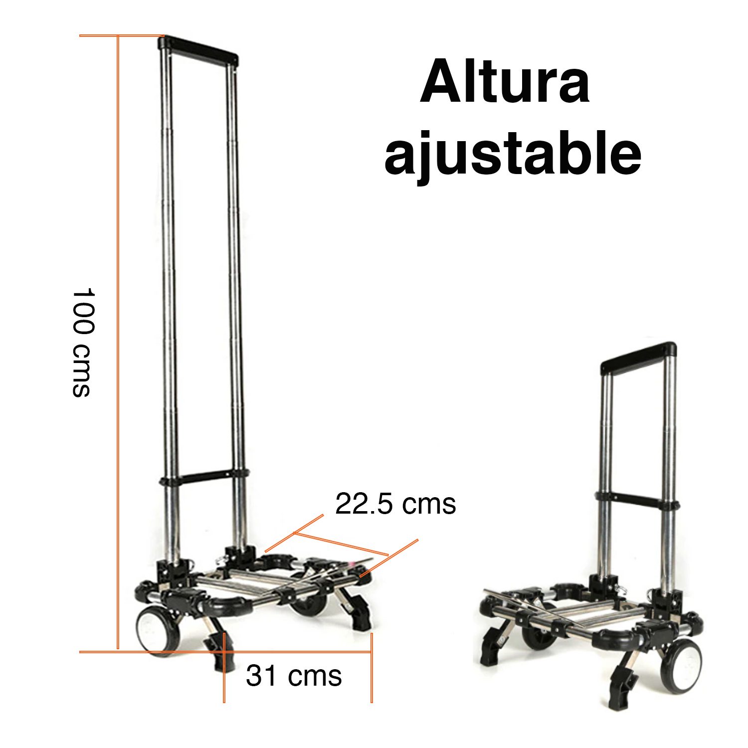 Yegua portátil plegable carga máx 25 KG - Imagen 3