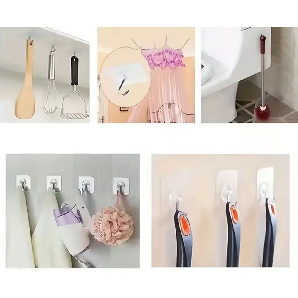Gancho colgador adhesivo pared perchero muro - Imagen 4