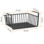 Organizador colgante muebles cesta escritorio Pack 3 - Imagen 2