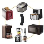 Enrollador de cables electrodomésticos adhesivo x 5 - Imagen 4