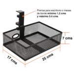 Organizador oculto bandeja escritorio 360º - Imagen 4