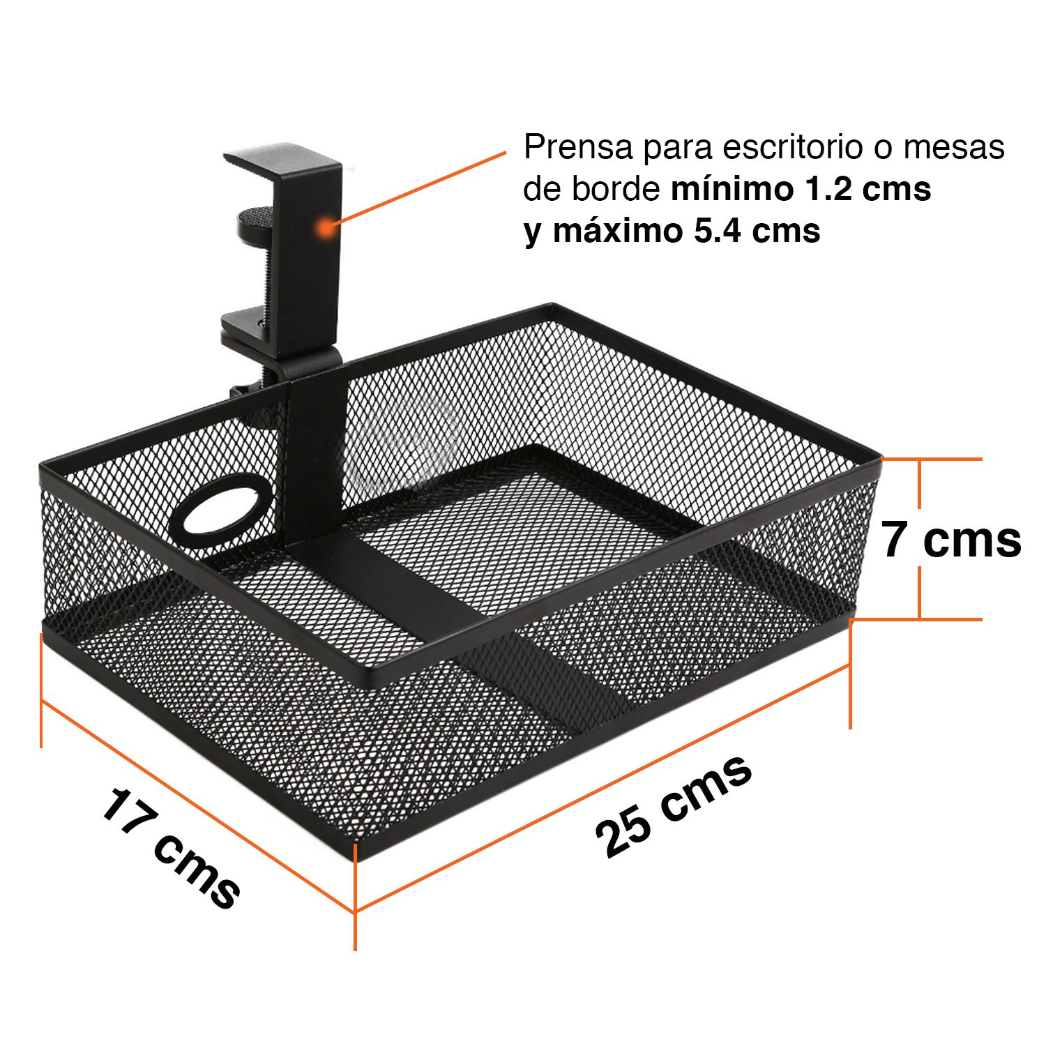 Organizador oculto bandeja escritorio 360º - Imagen 4