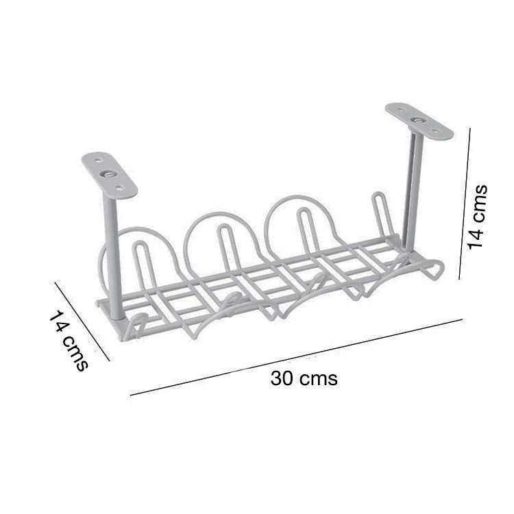 Organizador de cables estante bajo escritorio NW-S79 - Imagen 7