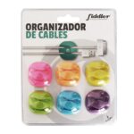 Organizador protector cables escritorio muebles x 6 - Imagen 3