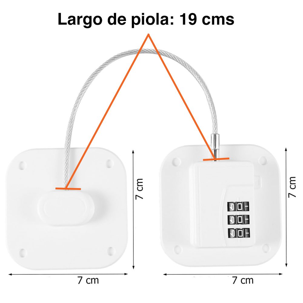 Candado para refrigerador ventana electrodomésticos clave - Imagen 3