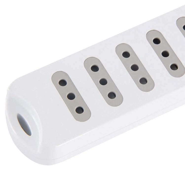 Alargador corriente Zapatilla 6 tomas 2 USB 2.1A - Imagen 3