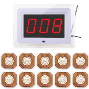 Timbre inalámbrico localizador mesas servicios