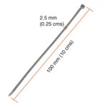 Amarra Cables plásticas 100mm x 25u Negras - Imagen 3