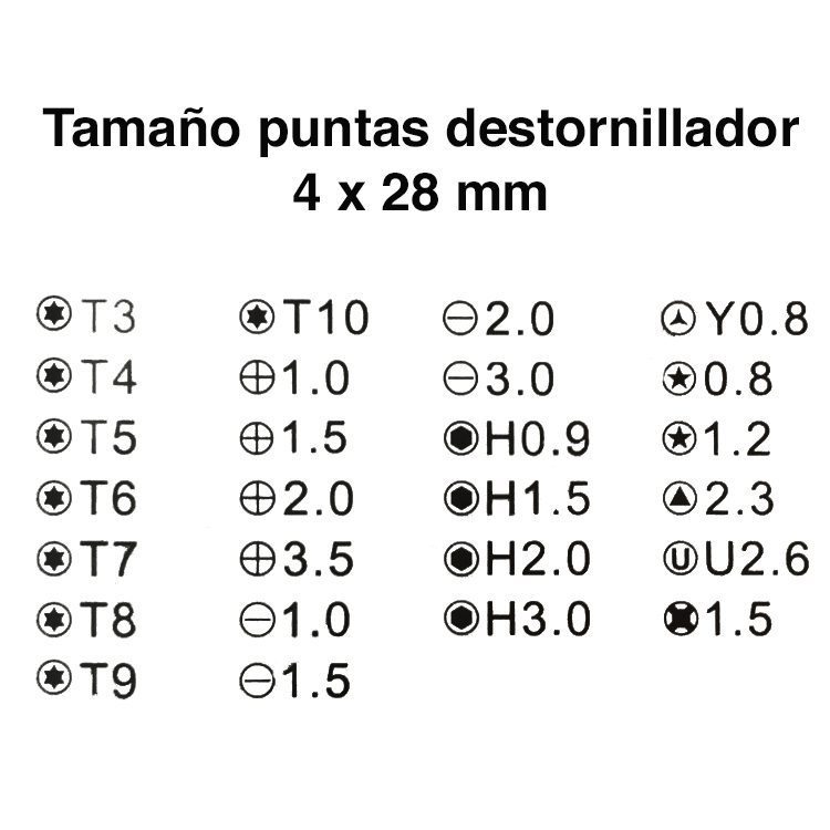 Kit destornilladores de precisión 34 en 1 JM-8159 - Imagen 3