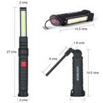 Linterna led de trabajo led plegable recargable imán - Imagen 2