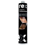 Sellante Poliuretano gris Multiuso Rex 300 ml