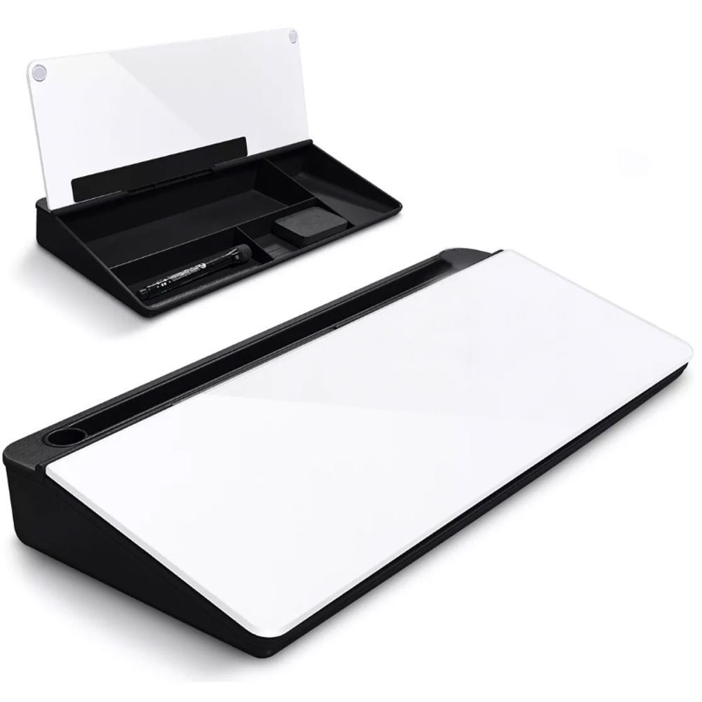 Pizarra-de-vidrio-Escritorio-con-organizador-40-x-13-cms Pizarra de vidrio