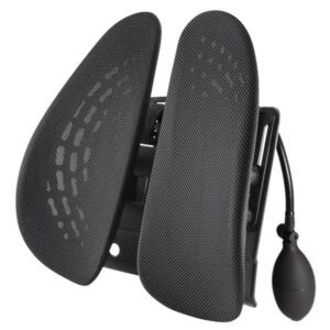 Cojín Respaldo Lumbar silla ajuste presión aire