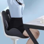 Cojín y Respaldo Lumbar para coxis silla y automóvil - Imagen 4