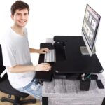 Convertidor escritorio de pie elevador altura ajustable - Imagen 11