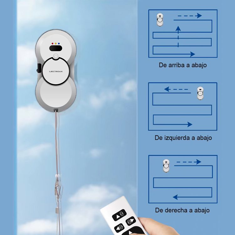 Robot limpiador de vidrios con pulverizador Liectroux - Imagen 5