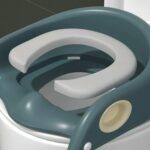 Asiento baño WC niños escalera altura regulable Verde - Imagen 6