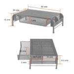 Alzador para monitor de escritorio con organizador - Imagen 8