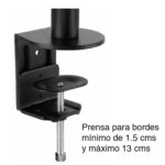 Soporte Monitor brazo para escritorio 13" a 27" HW-701 - Imagen 4