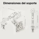 Soporte Monitor Blanco Articulado Giratorio Escritorio - Imagen 9