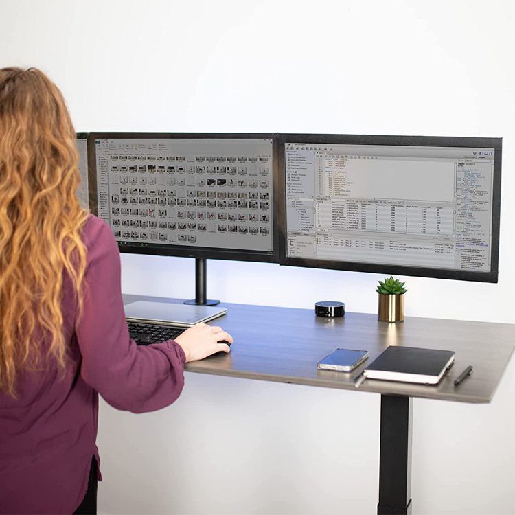 Soporte monitor triple alineacion horizontal - Imagen 3