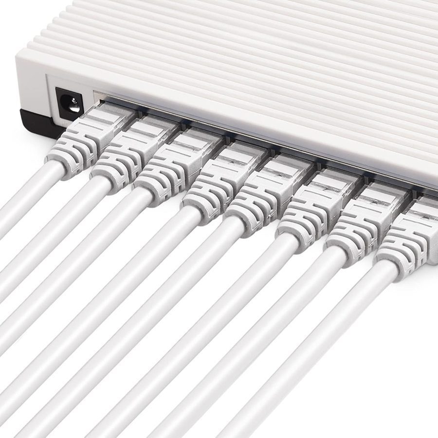 Cable de red 50 metros cat 6 Rj45 Lan blanco - Imagen 2