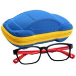 Lentes filtro Luz azul Pantallas Negro con Rojo