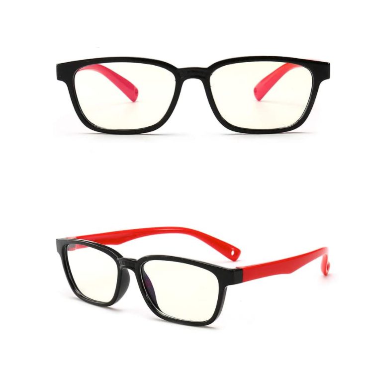 Lentes filtro Luz azul Pantallas Negro con Rojo - Imagen 4