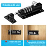 Pestillo con clave puerta picaporte muebles - Imagen 6