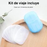 Kit de viaje botellas perfume toalla cepillo espejo y más - Imagen 7