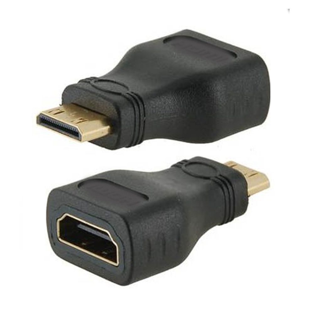 Adaptador Mini HDMI macho a HDMI hembra 1080p - Imagen 2