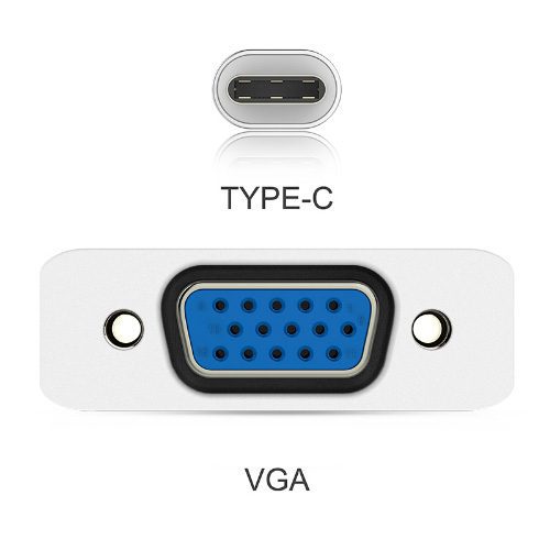 Adaptador USB C a VGA Macbook Retina Touch Bar - Imagen 2