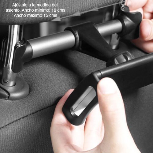 Soporte celular tablet auto asiento respaldo cabecera - Imagen 3