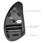 Mouse Vertical Inalámbrico receptor USB - Imagen 5