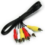 Cable RCA a RCA Audio video 90 cms